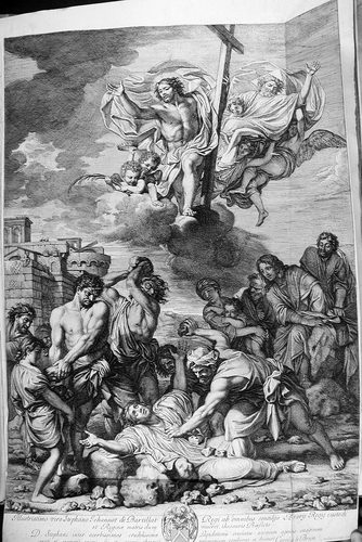Allegorische Darstellung -  Hymnus auf die Zeit - Herbst, schlafender Triphon und Castor, das Winter folgend