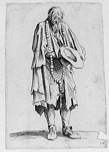 Der Bettler mit dem Rosenkranz