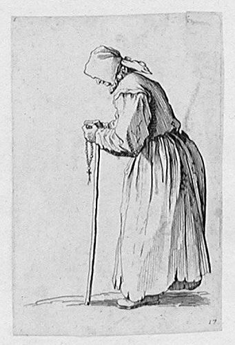 Die Bettlerin mit dem Rosenkranz