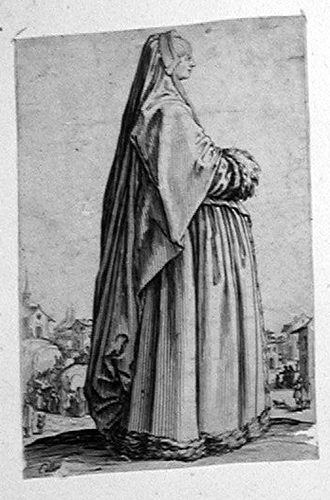 Die Dame mit dem großen Umhang