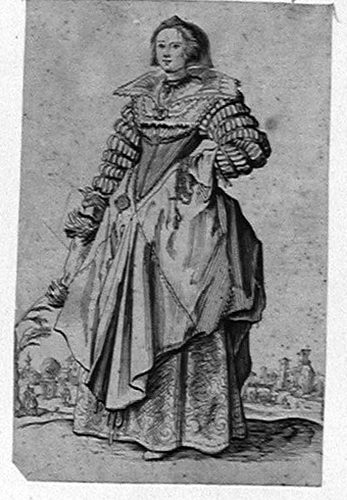 Die Dame mit dem großen Kragen
