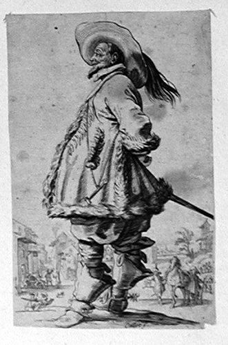 Der Edelmann mit der pelzbesetzten Jacke