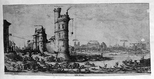 Blick auf den Pont Neuf in Paris