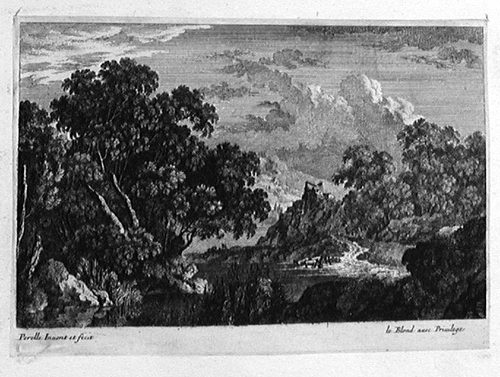 Landschaft mit Hirten
