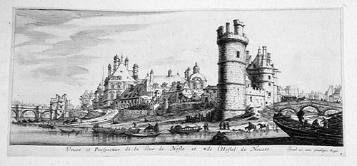 Pont Neuf, Tour de Nesle und Hotel de Neuers in Paris