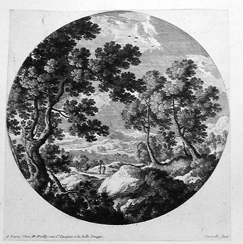 Waldlandschaft mit Hirten