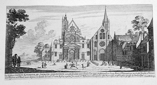 Kirche St-Etienne-du-Mont und der Abteikirche Ste-Genevieve in Paris